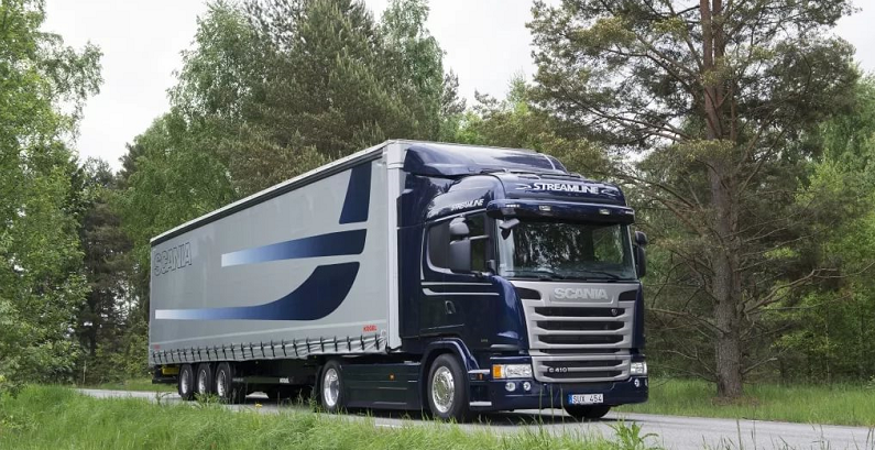 газовое оборудование грузовика Scania 